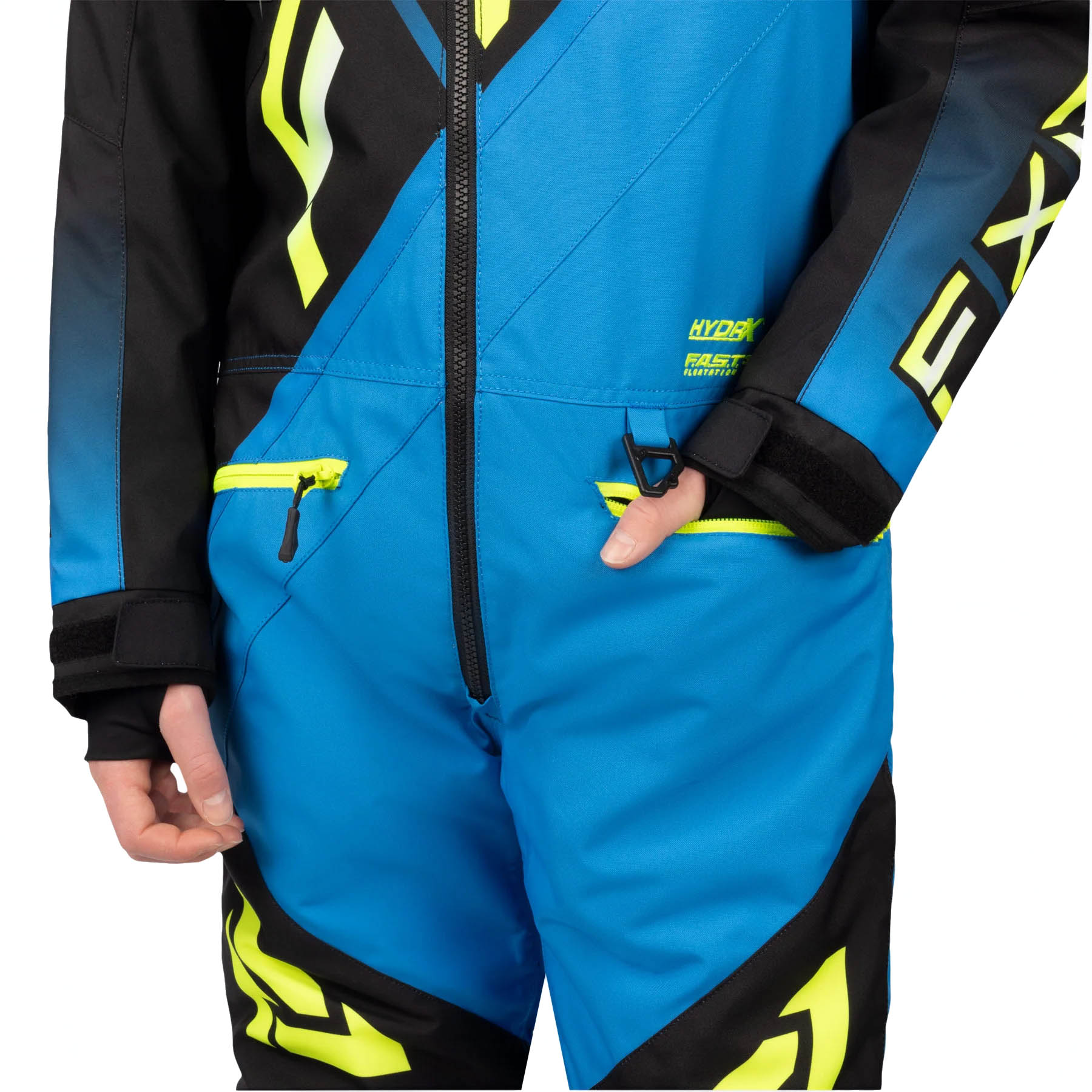 Комбинезон для снегохода (детский) FXR CX №6 blue-black (текстиль) (14Y)